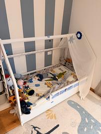 Letto a casetta 80x160