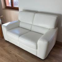 Diavno Poltrone e Sofà Bianco in Pelle