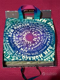 APM MONACO - Borsa shopper in tela multicolore