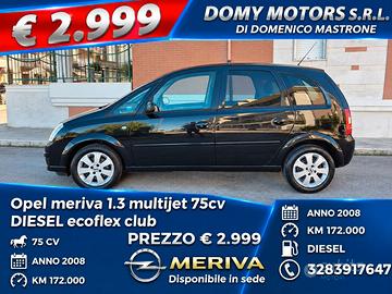 Opel Meriva 1.3 multijet 75cv anno 08