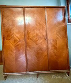 Armadio guardaroba modernariato anni 50 vintage