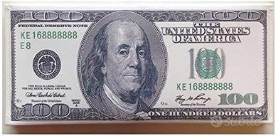 Portafoglio  100 Dollari  Benjamin Franklin