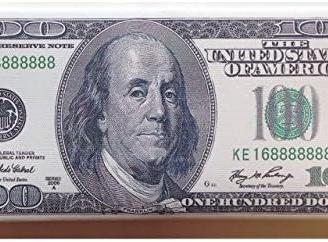 Portafoglio  100 Dollari  Benjamin Franklin