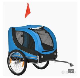 Rimorchio bicicletta per cani