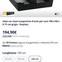 Trasportino per cani