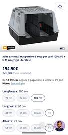 Trasportino per cani