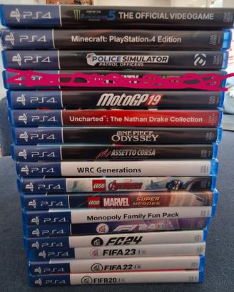 Lotto 16 Giochi PS4 - anche singoli