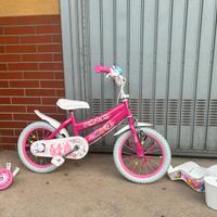 Bicicletta 14 pollici Disney Princess Girls