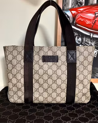 Tote bag Gucci Supreme GG