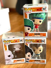 Set 3 Funko Pop Dragon Ball Z - Bulma, Jiren, Vege