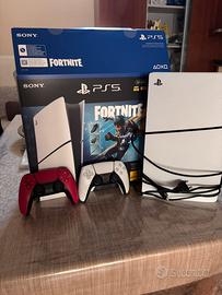 ps5 digital + pad granata