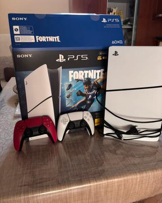 ps5 digital + pad granata