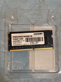 RAM PAIRIOT 8GB DDR4 2400MHz SO-DIMM Notebook
