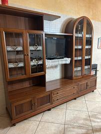 Cucina, parete attrezzata,divano