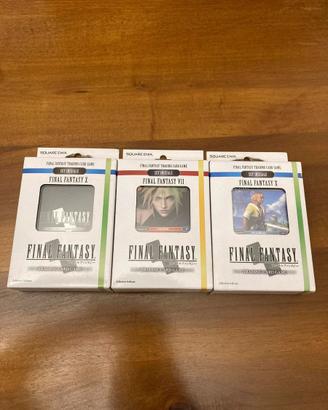 Carte mazzi Final fantasy 7 e 10 nuovi