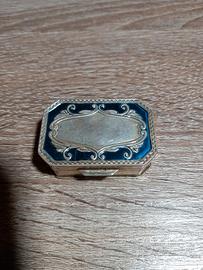 Argento 800 scatola Portapillole Pastiglie gregg