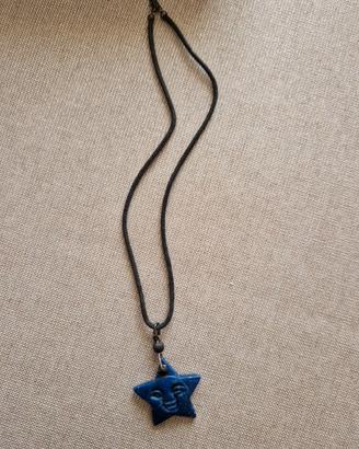 Collana ciondolo a forma di stella