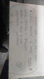 CAMBIO MANUALE 6M NUOVO HYUNDAI KIA 1.0 TB 2WD