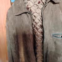 giubbotto da donna in pelle scamosciata 