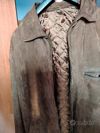 giubbotto da donna in pelle scamosciata 