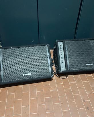 2 Monitor da pavimento ( Casse audio)
