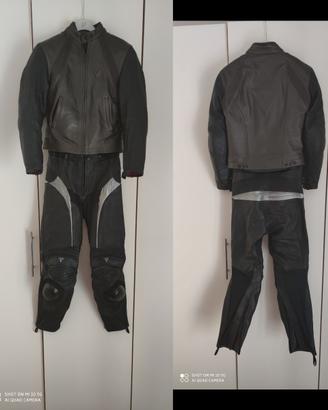 Tuta in pelle dainese caschi e sottocasco