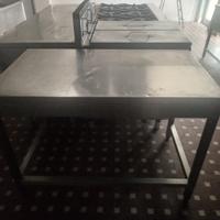 bancone in acciaio 