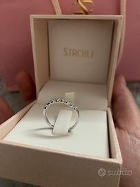 Anello oro bianco e diamanti