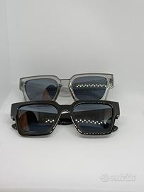 Coppia occhiali da sole oversize unisex