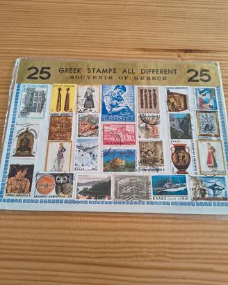set francobolli Grecia anni 90 