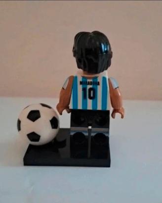 Minifigures D10s Diego Armando Maradonain brick