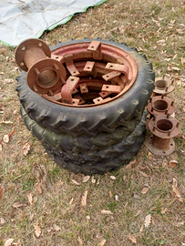 Ruote trattore isodiametrico con distanziali