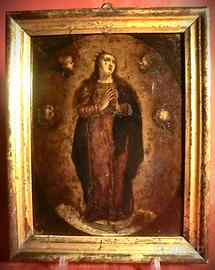 OLIO SU RAME IMMACOLATA CONCEZIONE - 1700