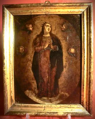 OLIO SU RAME IMMACOLATA CONCEZIONE - 1700