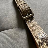 Cintura uomo in vero pitone – Artigianato di lusso