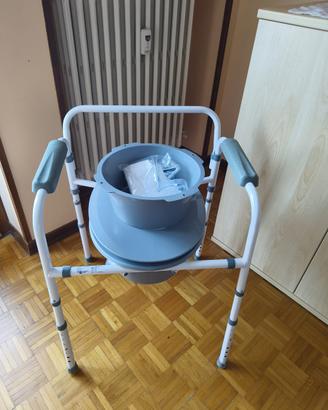 Sedia Comoda wc  per anziani e/o disabili