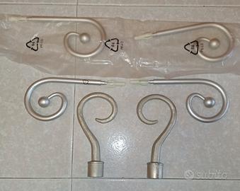 6 terminali Ikea per bastoni tenda