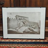 Quadro stampa Presa Di Roma a Porta Pia 1970 39x29