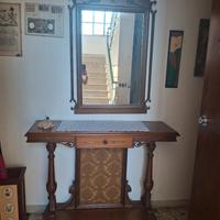 specchio con mensola