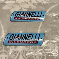 Targhetta Terminale Marmitta Giannelli Silencers