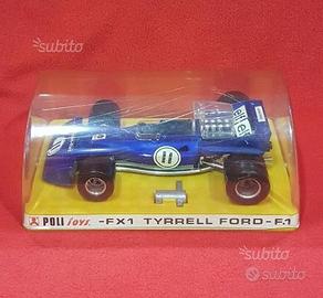 Modellino auto politoys fx1 tyrrell ford f1 model