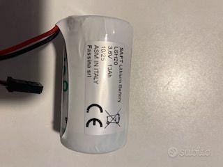 n2 BATTERIA DI RICAMBIO PER ANTIFURTO 3.6v 13Ah