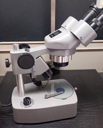 Microscopio binoculare retroilluminato