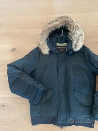 Woolrich uomo usato blu scuro taglia L