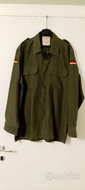 Camicia ORIGINALE Esercito Tedesco Bundeswehr 1990