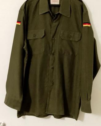 Camicia ORIGINALE Esercito Tedesco Bundeswehr 1990