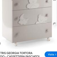 mobile bagnetto /fasciatoio  con cassetti 