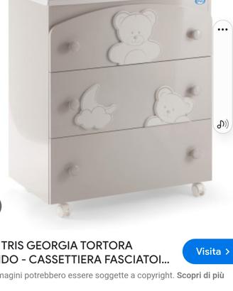 mobile bagnetto /fasciatoio  con cassetti 