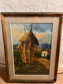 Quadro con pagliaio