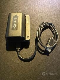 Kit Caricabatterie USB + Batteria per Panasonic GH